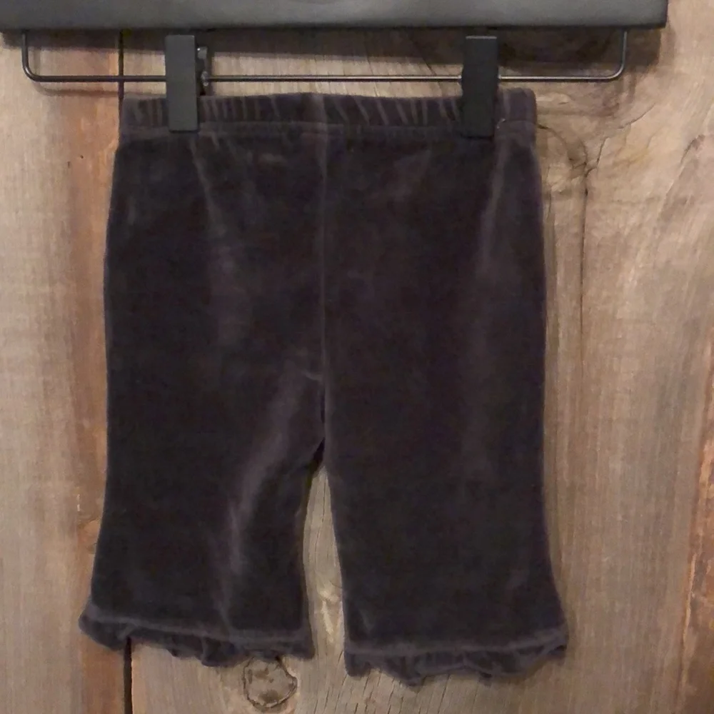 2004 Old Navy Infant Black Velour Pants Size 3-6 Months